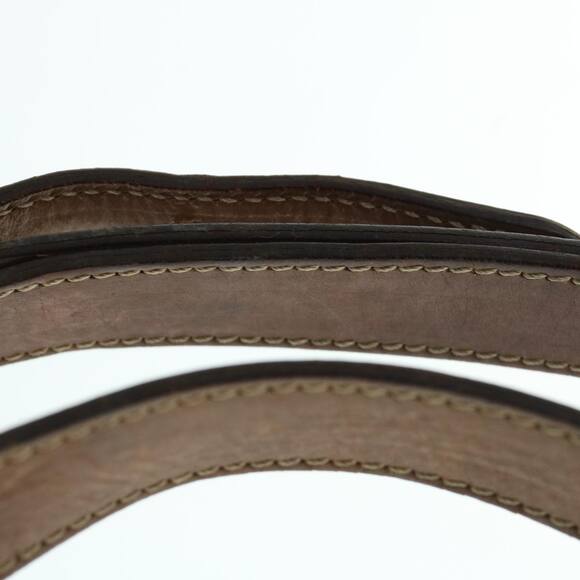 CELINE Macadam Canvas Shoulder Bag Pvc Leather Brown - Picture 8 of 12